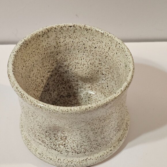 Hand Thrown Etowah River Pottery Piece Artist Signed Mug Succulent Pot Pen Holde - Picture 5 of 10